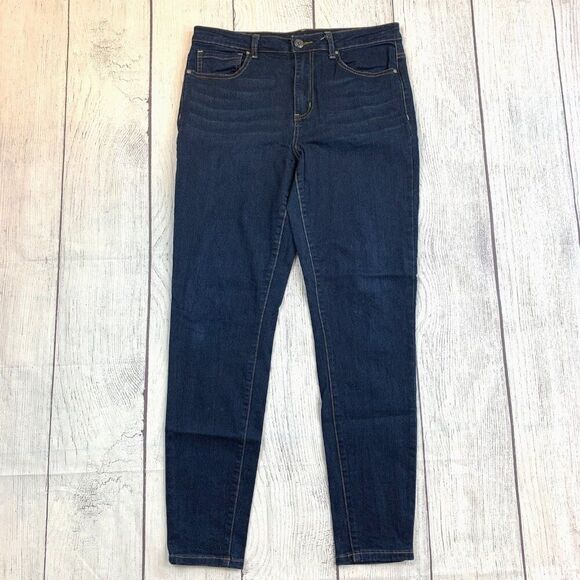 Grace in LA Jeans sz 12 Dark Wash Inseam 29" Stretch Lightweight - Picture 1 of 13